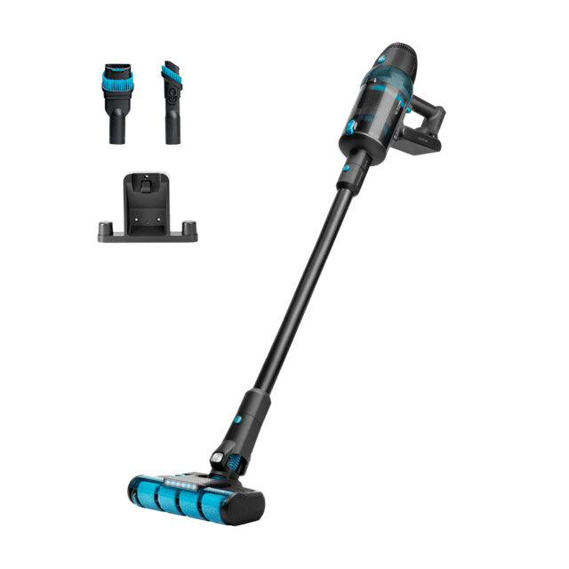 Cecotec Conga Rockstar 2500 X-Treme. Motor Digital 3 en 1 Cepillo Jaliscazo 680 W y 26 kPa 230 AW Autonomía 90 min 4 Modos Pantalla Digital Aspirador vertical digital