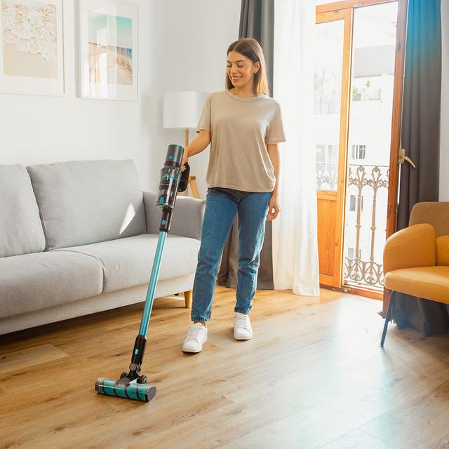 Cecotec Conga Rockstar 3500 ForceSonic Jalisco Aspirador Escoba Sin Cables Sin Bolsa 3 En 1 Con Ciclón Paralelo. Potencia De 500 W 30 KPa Y 150 AW. 70 Minutos De Autonomía. Tubo Rígido Cepillo Jalisco Y Accesorio Especial Par