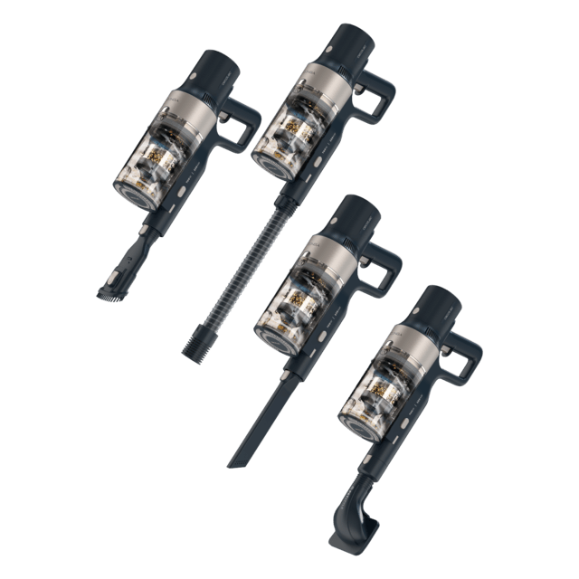 Cecotec Conga Rockstar 5500 Hurricane Station Pet Flex Aspirador Vertical Con Base De Autovaciado. 220 AW Y 700 W. Tubo Flexible Y Ciclón Paralelo. 90 Minutos De Autonomía En Modo Eco. HairLess Brush Cepillo Antienredos. Acces