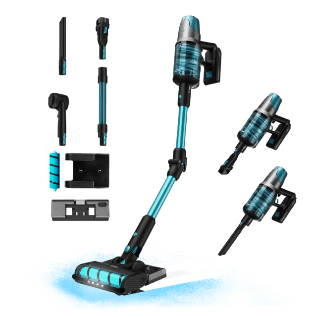 Cecotec Conga Rockstar 7500 Astral ErgoWet Animal T Aspirador vertical 4 en 1 con potencia 680 W 30 kPa y 90 minutos de autonomía. Cepillo Jalisco. Con 250 AW de potencial. Incluye Water Tank. Aspirador escoba sin cables sin bo