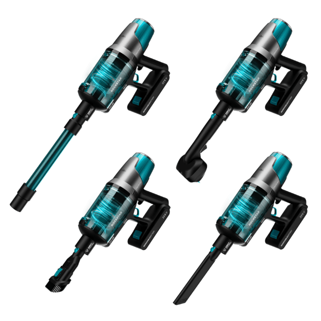 Cecotec Conga Rockstar 7500 Astral Flex Animal Aspirador Escoba Sin Cables Sin Bolsa 3 En 1 Con Potencia 680 W 30 KPa Y 90 Minutos De Autonomía. Cepillo Jaliscazo. Con 250 AW De Potencia. Tubo Flex. Aspirador Escoba Sin Cables