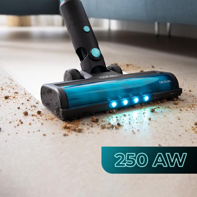 Cecotec Conga Rockstar 7500 Astral Flex Animal Aspirador Escoba Sin Cables Sin Bolsa 3 En 1 Con Potencia 680 W 30 KPa Y 90 Minutos De Autonomía. Cepillo Jaliscazo. Con 250 AW De Potencia. Tubo Flex. Aspirador Escoba Sin Cables