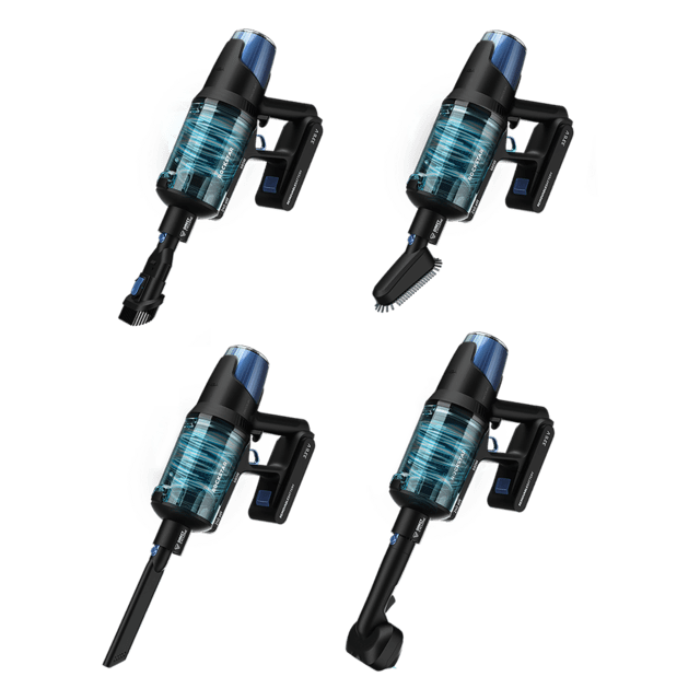 Cecotec Conga Rockstar 8500 Infinity ErgoWet Animal Turbo Aspirador Vertical 4 En 1 Con Potencia 680 W 30 KPa Y 100 Minutos De Autonomía. Cepillo Jaliscazo. Con 250 AW De Potencial. Water Tank Accesorio Especial Para Animales Y