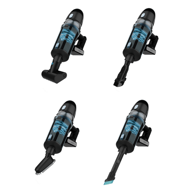 Cecotec Conga Rockstar 9500 Connected Ergowet 3000 IA Aspirador Escoba Sin Cables Sin Bolsa Con Inteligencia Artificial. Potencia De 680 W. Autonomía De 90 Minutos. Cepillo Jaliscazo. 26 KPa De Succión. Tubo Flexible. APP. Amp