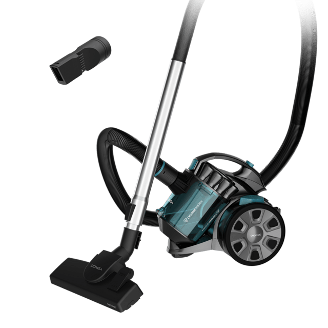 Cecotec Conga Rockstar Cyclonic X-treme Aspirador De Trineo Sin Bolsa De 2L Y 800 W De Potencia. Aspirador Sin Bolsa