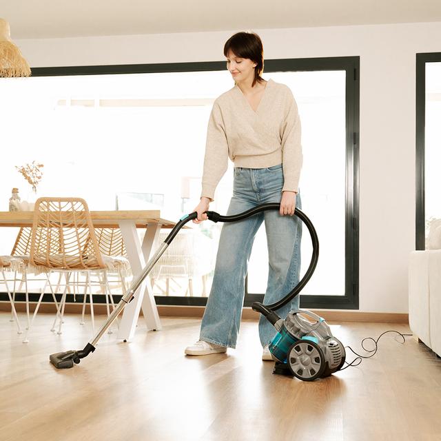 Cecotec Conga Rockstar Cyclonic X-treme Aspirador De Trineo Sin Bolsa De 2L Y 800 W De Potencia. Aspirador Sin Bolsa