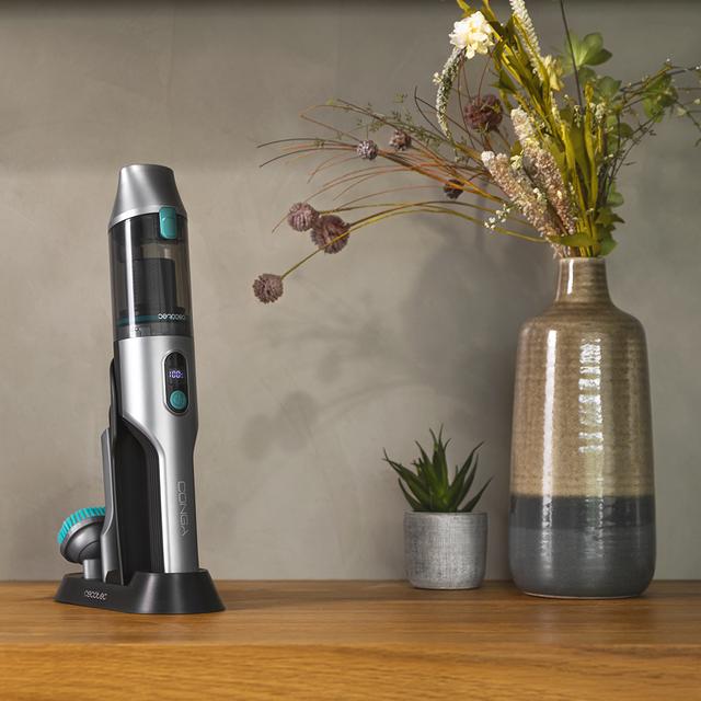 Cecotec Conga Rockstar Micro 15000 Clean&Car. Aspiradora De Mano 200 W Motor Digital Poder De Succión 20 KPa 2 Modos De Potencia Autonomía 30 Minutos Aspirador De Mano BLDC