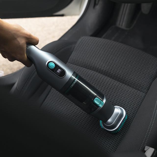 Cecotec Conga Rockstar Micro 15000 Clean&Car. Aspiradora De Mano 200 W Motor Digital Poder De Succión 20 KPa 2 Modos De Potencia Autonomía 30 Minutos Aspirador De Mano BLDC