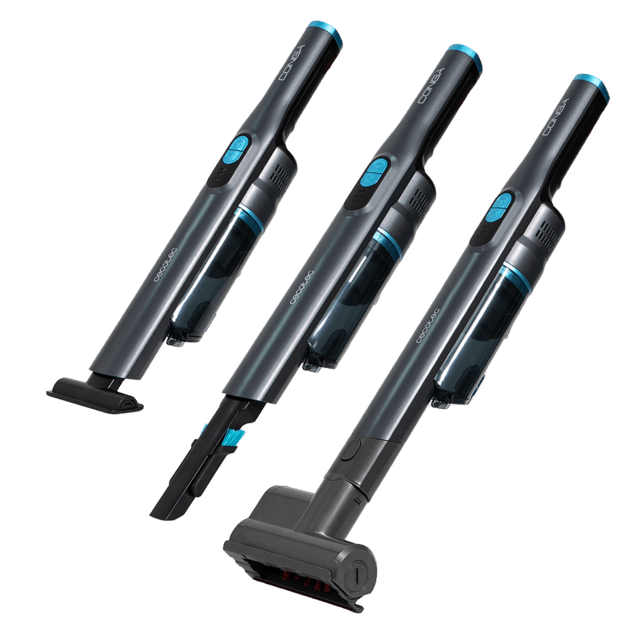 Cecotec Conga Rockstar Micro+ Turbo Aspirador De Mano Ultraligero Con Motor Digital Brushless De 210 W Y 20 KPa De Poder De Succión. Autonomía De Hasta 40 Minutos. Dos Modos De Potencia. Con Accesorio 2en1 Accesorio De Tapicer