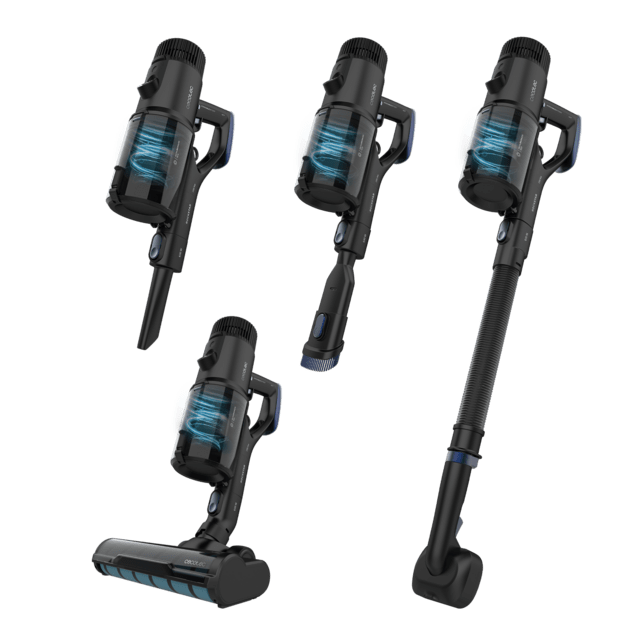 Cecotec Conga Rockstar Premium Ultra4 Aspirador Vertical 4 En 1 Con Potencia 630 W 30 KPa Y 100 Minutos De Autonomía. Cepillo Jalisco. Con 200 AW De Potencial. WaterTank Y Accesorio Especial Para Animales. Aspirador Vertical