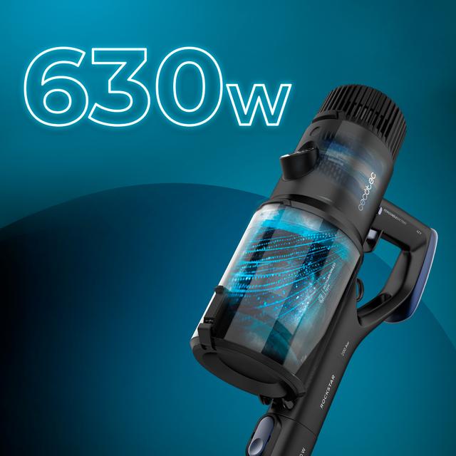 Cecotec Conga Rockstar Premium Ultra4 Aspirador Vertical 4 En 1 Con Potencia 630 W 30 KPa Y 100 Minutos De Autonomía. Cepillo Jalisco. Con 200 AW De Potencial. WaterTank Y Accesorio Especial Para Animales. Aspirador Vertical