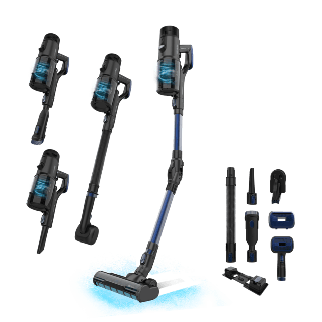 Cecotec Conga Rockstar Premium Ultra4 Aspirador vertical 4 en 1 con potencia 630 W 30 kPa y 100 minutos de autonomía. Cepillo Jalisco. Con 200 AW de potencial. WaterTank y accesorio especial para animales. Aspirador vertical