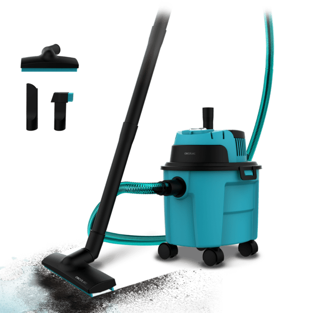 Cecotec Conga Rockstar Wet & Dry Compact Garden Aspirador De Sólidos Y Líquidos De 10 L Y 1000 W Que Permite Un Fácil Transporte Gracias A Su Reducido Peso Y A Su Formato Compacto Doble Función De Succión Y Soplado. Aspirad