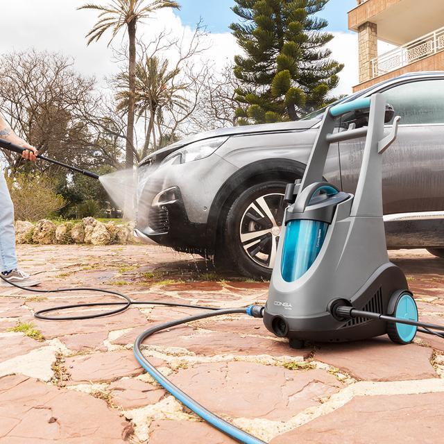Cecotec Conga Triton 5000 UltraClean&Car. Hidroaspirador Con 1500 W 4 En 1: Función Hidrolimpiadora Aspirador De Sólidos Y Líquidos Y Sopladora 120 Bar Poder Succión 15 KPa Kit De Accesorios Hidrolimpiadora