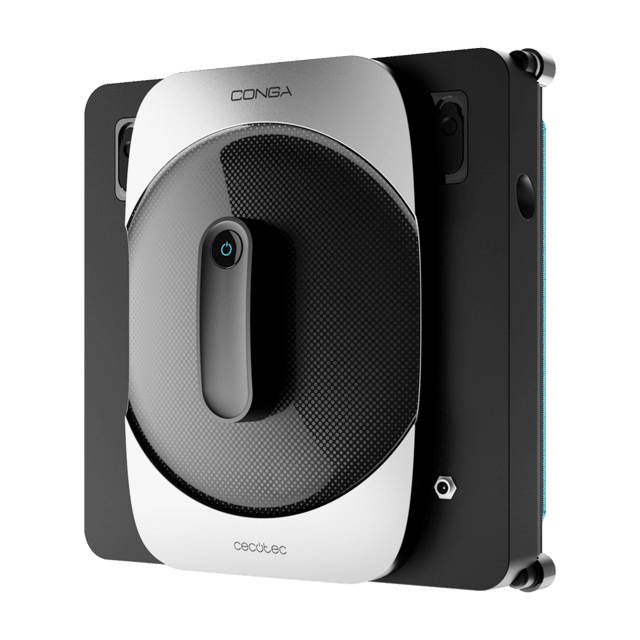 Cecotec Conga Windroid 1290 DoubleSpray Connected. Robot limpiacristales. Diseño cuadrado para llegar a esquinas. Doble spray de agua. Control por APP o por mando a distancia. 5 modos de limpieza 4 sistemas de seguridad. Robot