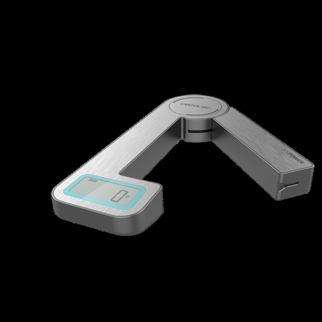 Cecotec Cook Control 10100 EcoPower Compact. Báscula De Cocina Plegable Sin Pilas Precisión Desde 1 Gr Pantalla LCD Función Tara Función Sólidos Y Líquidos Báscula De Cocina