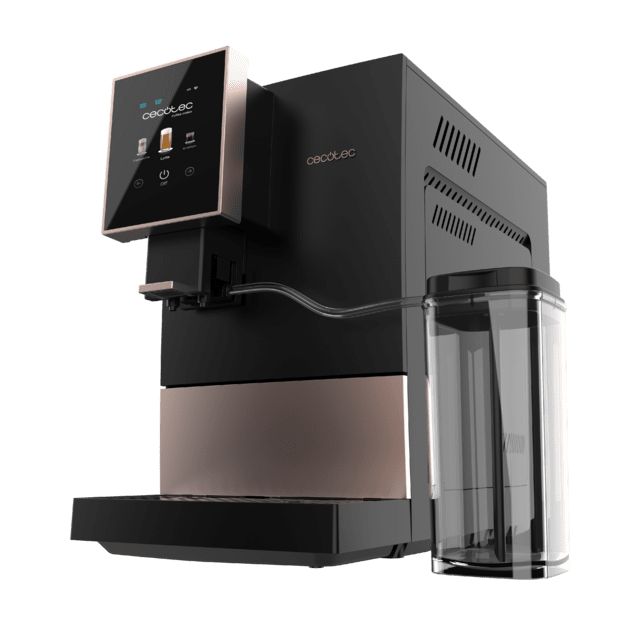 Cecotec Cremmaet Compactccino Connected Black Rose Cafetera Superautomática Compacta Con 19 Bares Pantalla TFT Y Wifi Tanque De Leche Y Sistema Thermoblock. Cafetera Superautomática