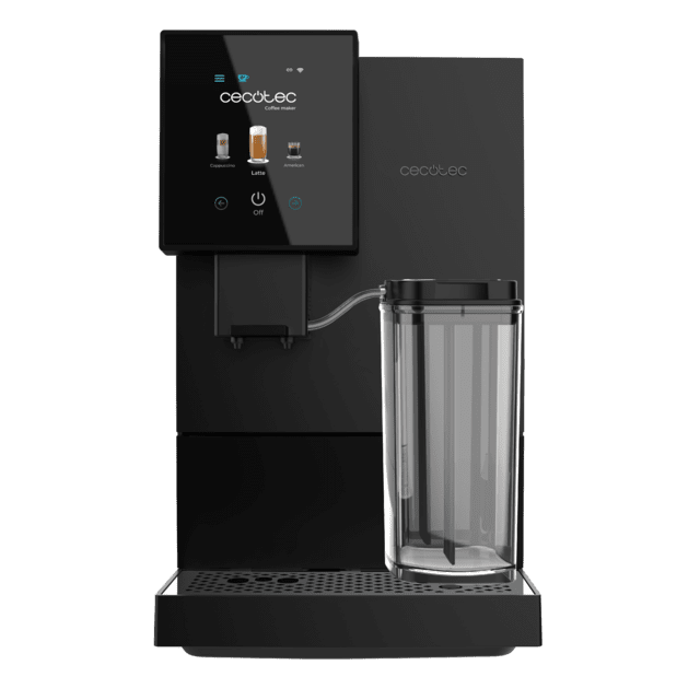 Cecotec Cremmaet Compactccino Connected Cafetera Superautomática Compacta Con 19 Bares Pantalla TFT Y Wifi Tanque De Leche Y Sistema Thermoblock. Cafetera Superautomática