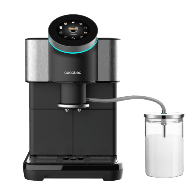 Cecotec Cremmaet Spin Cafetera Superautomática Táctil Con 19 Bares Y Sistema Thermoblock. Cafetera Superautomática 