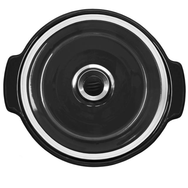 Cecotec Cubeta De Cerámica Slowpot. Cocciones Lentas Y A Baja Temperatura Con Tu Olla GM Programable Tapa De Vidrio Apta Para Todas Las Ollas Programables De 6 Litros