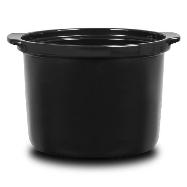 Cecotec Cubeta De Cerámica Slowpot. Cocciones Lentas Y A Baja Temperatura Con Tu Olla GM Programable Tapa De Vidrio Apta Para Todas Las Ollas Programables De 6 Litros