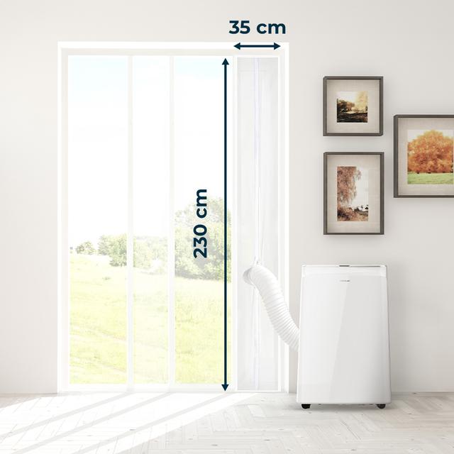 Cecotec Cubierta Aislante 230x35 Cubierta Aislante Puerta Corredera 230 X 35 Cm Para Aires Acondicionados Portátiles. Cubierta Aislante 