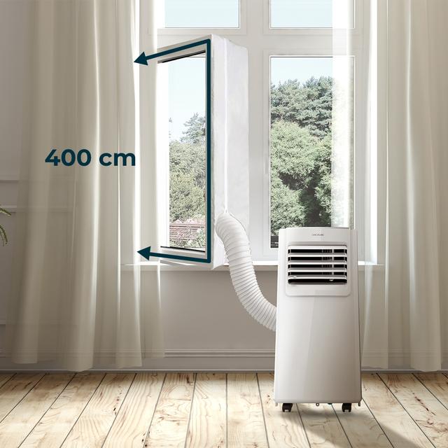 Cecotec Cubierta Aislante 400 Cubierta Aislante Ventana Oscilobatiente 400 Cm Para Aires Acondicionados Portátiles. Cubierta Aislante 