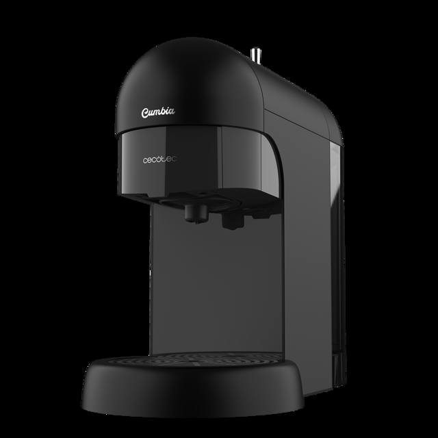 Cecotec Cumbia Capricciosa Black. Cafetera Express 19 Bares De Presión Apta Para Café Molido Y Cápsulas Monodosis ESE Depósito Agua 600 Ml Filtro Apto Lavavajillas Cafetera Espresso 19 Bares  