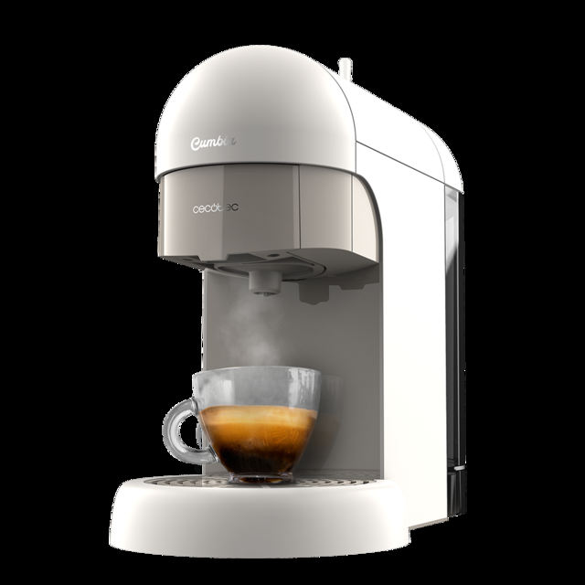 Cecotec Cumbia Capricciosa White. Cafetera Express Con 19 Bares De Presión Apta Para Café Molido Y Cápsulas Monodosis ESE Depósito Agua 600 Ml Filtro Apto Lavavajillas Cafetera Espresso 19 Bares  