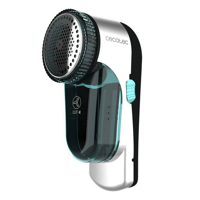 Cecotec Cut-X 4500 Cloth Quitapelusas con batería recargable de hasta 45 minutos de autonomía sistema de seguridad 8800 revoluciones por minuto cabezal regulable y cepillo de limpieza. Contiene depósito de hilos. Quitapelusas
