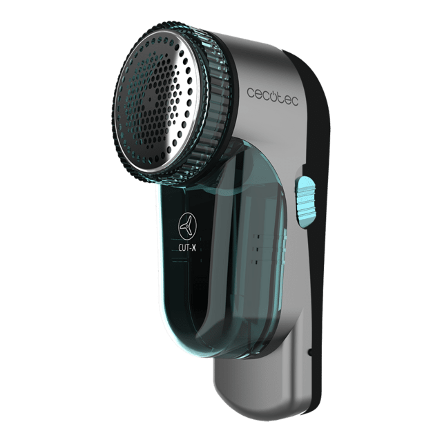 Cecotec Cut-X 4500 Textile Quitapelusas con batería recargable de hasta 45 minutos de autonomía sistema de seguridad 8800 revoluciones por minuto cabezal regulable y cepillo de limpieza. Contiene depósito de hilos. Quitapelus