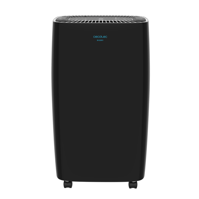 Cecotec Deshumidificador Big Dry 4000 Expert Black. Temporizador 24h 10L/día Depósito Extraíble 2 5L Cobertura 105m3/h Gas R290 Silencioso Humedad 40% A 80% Pantalla LED Apagado Automático Deshumidificador Silencioso  