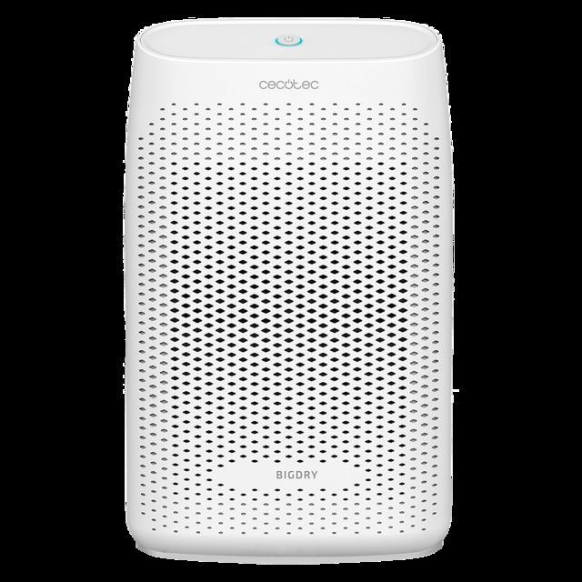Cecotec Deshumidificador BigDry 2000 Essential Deshumidificador Peltier de diseño con una gran capacidad de deshumidificación de 300 ml/día. Depósito transparente de 0 7 litros. Botón de encendido y apagado con indicador lu