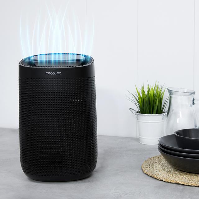 Cecotec Deshumidificador BigDry 2500 PureLight - 750 Ml/día Depósito Extraíble De 1 Litro 2 Velocidades 2 Niveles De Deshumidificación Cobertura Hasta 25 M2 Función Purificador Deshumidificador