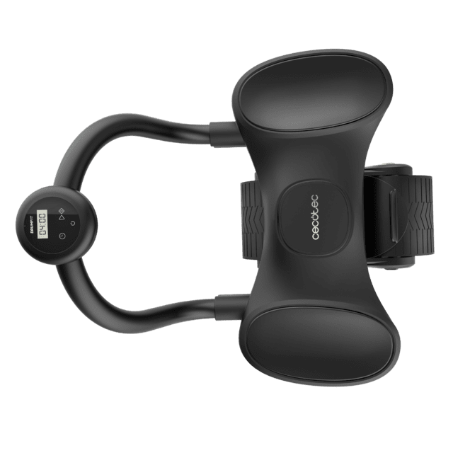 Cecotec Drumfit AB Fit Pro Rueda Abdominal Con Rebote Automático Y Soporte De Codos. Diseño Compacto. 10 Cm De Ancho De Rueda. Ligero. Soporte Para Dispositivos. Esterilla Antideslizante Y Acolchada. Máximo Peso De Usuario 10