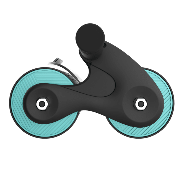 Cecotec Drumfit AB Fit Rueda Abdominal Con Rebote Automático. Diseño Compacto. 10 Cm De Ancho. Ligero. Esterilla Antideslizante Y Acolchada. Máximo Peso De Usuario 100 Kg. Rueda Para Hacer Abdominales