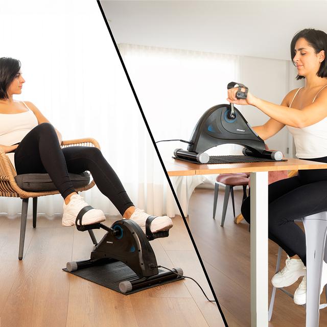 Cecotec DrumFit Cycle Compact Pro Pedales Estáticos Con Motor De Asistencia Y Control Remoto. Ejercita Piernas O Brazos. Control Remoto. Motor De Asistencia. Niveles De Velocidad. Pantalla LED. Alfombrilla Antideslizante. Pedal