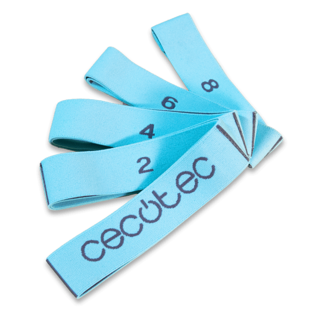 Cecotec DrumFit Elastiband Banda Elástica De Estiramiento Ajustable A 8 Diferentes Niveles De Resistencia Para Adaptar El Ejercicio A Las Necesidades Del Usuario. Resistente Y Duradera Además De Agradable Al Tacto Ya Que Está
