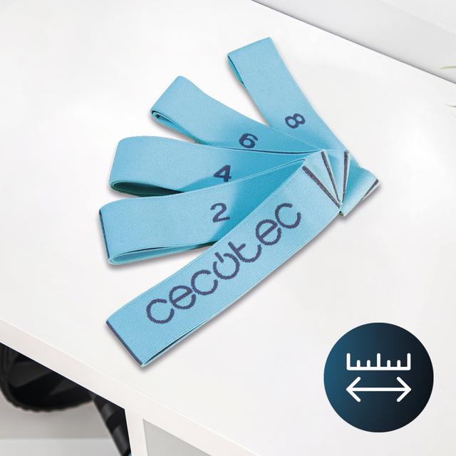Cecotec DrumFit Elastiband Banda Elástica De Estiramiento Ajustable A 8 Diferentes Niveles De Resistencia Para Adaptar El Ejercicio A Las Necesidades Del Usuario. Resistente Y Duradera Además De Agradable Al Tacto Ya Que Está