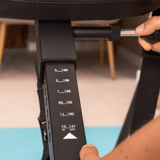 Cecotec Drumfit Inversion 1800 Tabla De Inversión Plegable Con Inversión Total. Cinturón Y Almohadillas De Seguridad. 26 Niveles Ajustables. Altura Ajustable Entre 147 Y 198 Cm. Tabla De Inversión