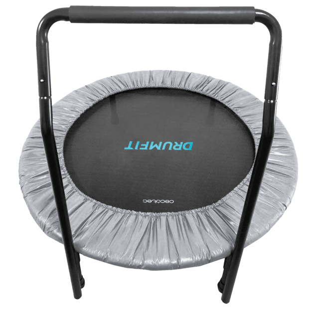 Cecotec Drumfit Jump 920 Trampolín de fitness cama elástica. 92 cm de diámetro. Base de 6 patas. Máximo peso del usuario 100 Kg. Trampolín de fitness cama elástica
