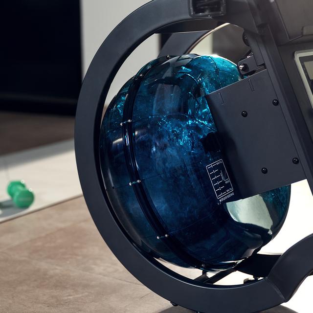 Cecotec Drumfit Rower 20000 Neptuno Máquina De Remo De Resistencia De Agua Con Tanque De 11 Litros De Capacidad. APP. Sillín Ajustable Horizontalmente. Pantalla LCD. Soporte Para Dispositivos. Doble Manillar. Peso Máximo De 1