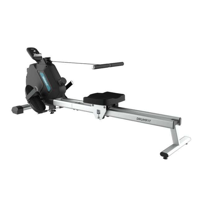 Cecotec Drumfit Rower 5500 Regatta Máquina De Remo Plegable Con Sistema De Resistencia Magnética Y Diferentes Niveles De Intensidad. Volante De Inercia De 5 5 Kg. Posee Display LCD Reposapiés Con Correas Ajustables Ruedas De