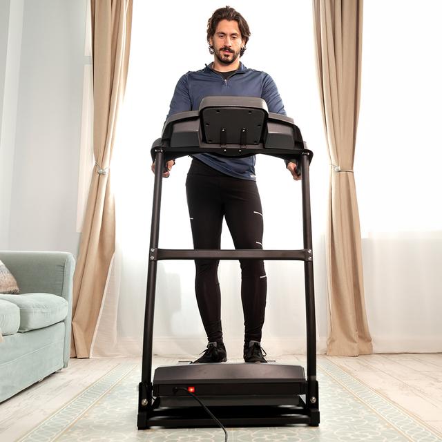 Cecotec DrumFit WayHome 1500 Sprint Cinta De Correr Plegable Con Potencia De 1100 W. De 1 A 15 Km/h. 12 Programas Predefinidos. Panel De Control LCD. Superficie De Carrera De 120x40 Cm. Inclinación Manual. Conectividad Bluetoot