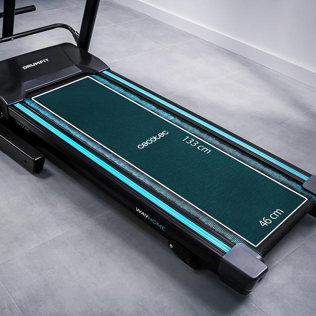 Cecotec DrumFit WayHome 1800 Runner Sprint Cinta De Correr Plegable Con Potencia De 2200 W. De 1 A 18 Km/h. 12 Programas Predefinidos. Panel De Control LCD. Superficie De Carrera De 133x46 Cm Con Amortiguación. Sistema De Incli