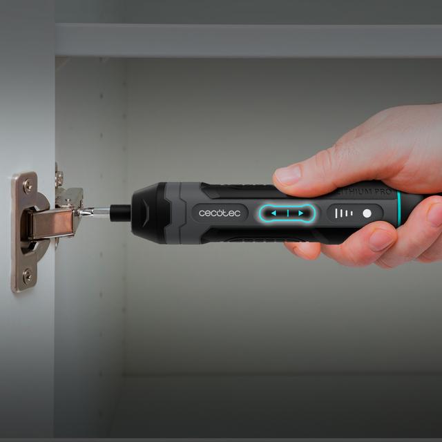 Cecotec EasyGyro 3000 Pocket Destornillador Eléctrico Que Atornilla Y Desatornilla Con Tan Sólo Pulsar Un Botón Su Diseño Es Compacto Para Ofrecer Mayor Comodidad. Utiliza La Fuerza Correcta Gracias A Su Par De Aprieta De Ha