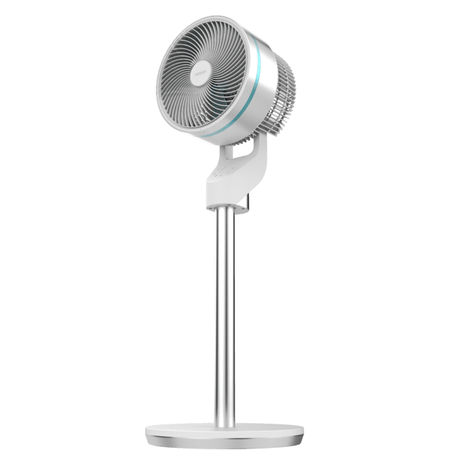 Cecotec EnergySilence 1000 Cyclone Smart Ventilador Circulador De Aire De Pie Con 60W 9" Mando A Distancia Y Control Táctil Oscilación Y Temporizador. Ventilador Circulador De Aire De Pie