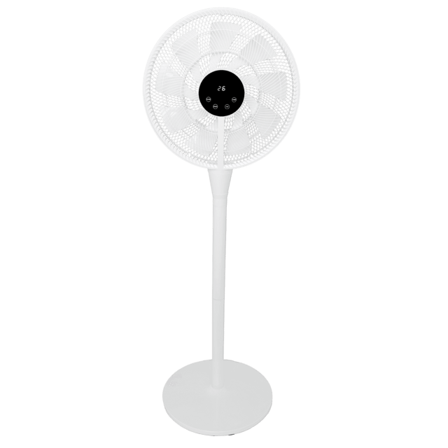 Cecotec Energysilence 1000 Smart Control Ventilador De Pie De 16" Con 25 W Y Motor DC Con Mando A Distancia Control Táctil Y Pantalla Temporizado Y Oscilación. Ventilador De Pie 