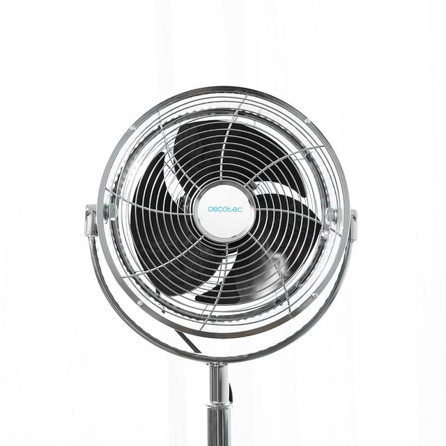 Cecotec EnergySilence 1200 Woody. Ventilador Trípode De 80 W 3 Aspas De 12 Pulgadas 30 Cm Diámetro Motor De Cobre 3 Velocidades Trípode De Madera Altura Regulable 90 Cm Inclinación Hasta 80º Ventilador Trípode