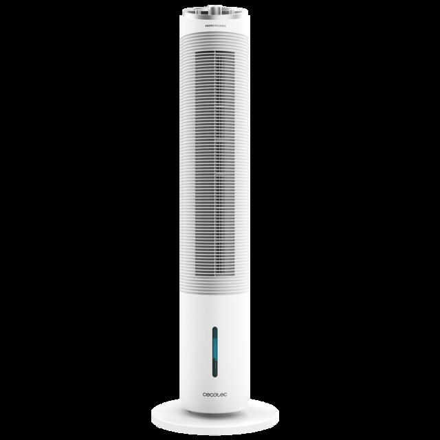 Cecotec EnergySilence 2000 Cool Tower. Climatizador evaporativo de Torre con 60 W Depósito extraíble de 2 litros 3 Velocidades Oscilación de 60º Caudal de Aire de 800 m3/h Climatizador evaporativo de torre de 60 W